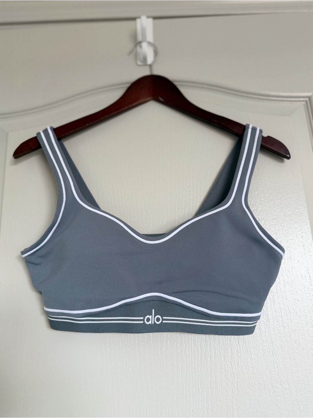 Airbrush Heart Throb Bra - Steel Grey